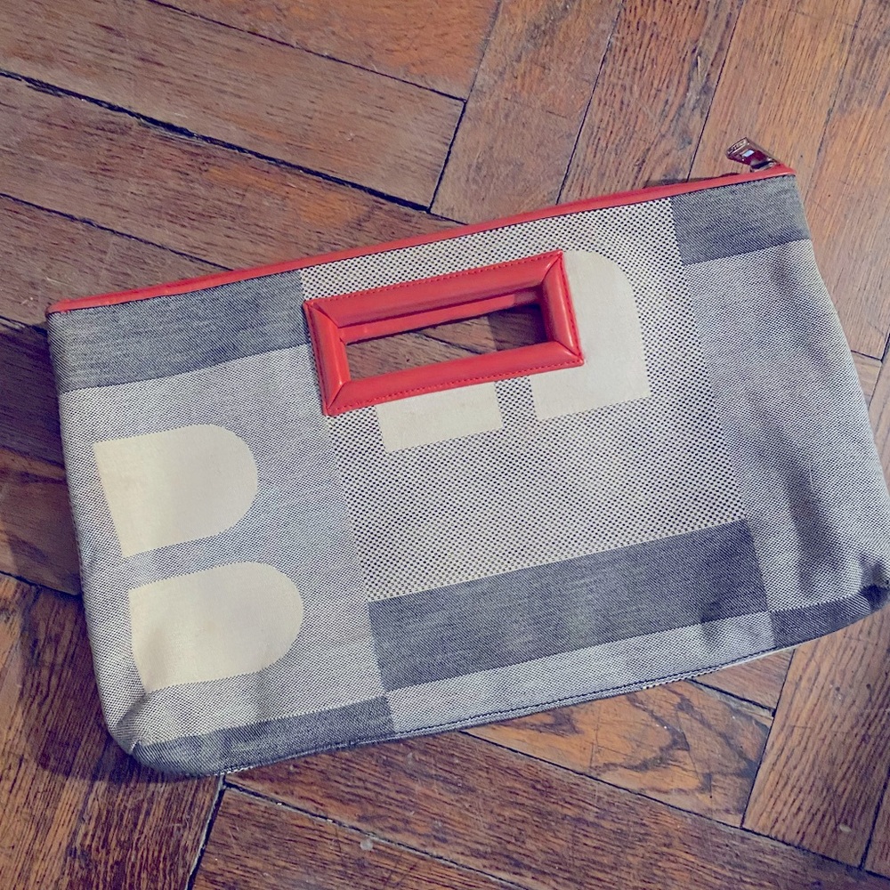 BALLY cotton with leather trim handle
